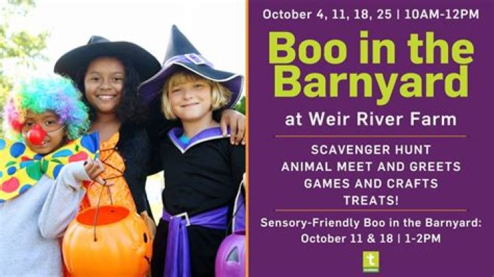 Boo in the Barnyard at Weir River Farm