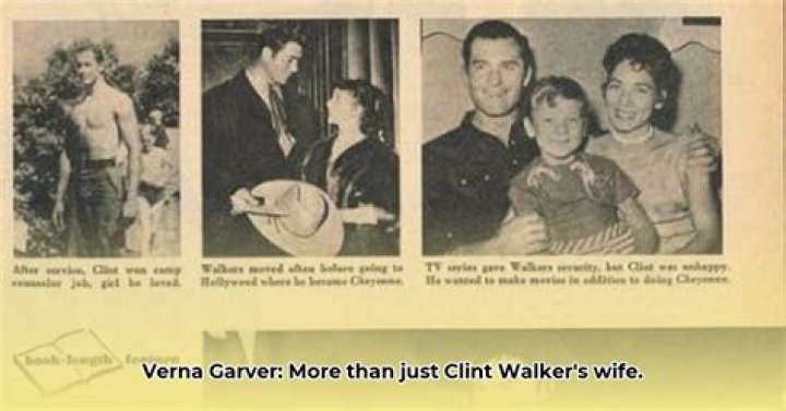 Everything We Know About Clint Walker’s Wife Verna Garver