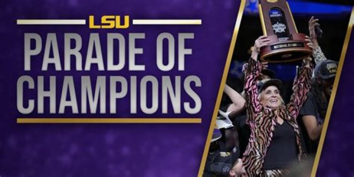 LSU Lady Tigers honored for championship win with a parade and celebration