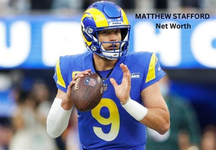 Matthew Stafford Net Worth How Much Money Did Matthew Stafford Worth?